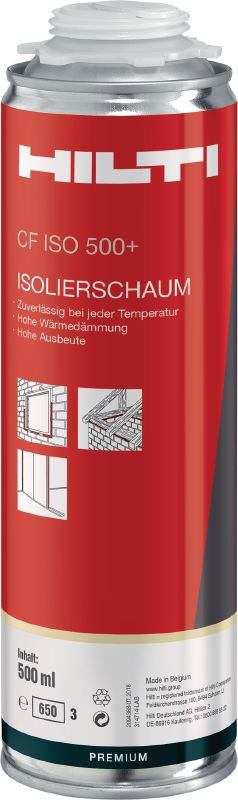 CF ISO 500+ high-yield insulating foam Multi-purpose, high-yield insulation foam to increase productivity across a wide temperature range