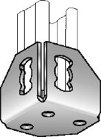 MQP-F Baseplate Hot-dip galvanized (HDG) channel foot for fastening channels to various base materials