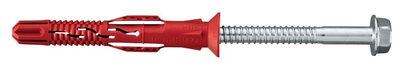 HRD-UGS 14 U Plastic frame anchor High-performance plastic anchor for concrete and masonry with screw (carbon steel, hex head)