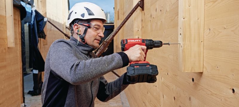 SF 10W-22 Cordless drill driver Cordless drill driver with higher torque which specializes in demanding applications in wood and other materials Applications 1