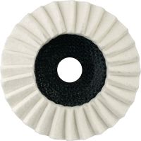 AN-D SPX Non-woven discs with backing Ultimate non-woven grinding discs with fiber backing (Type 27) for finishing stainless steel, aluminum and other metals