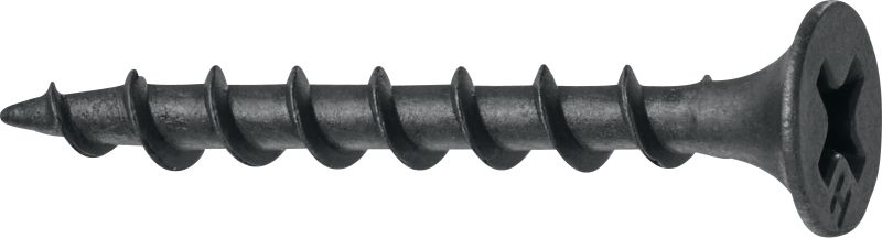 S-DS 03 B Sharp-point drywall screws Single drywall screw (phosphate-coated) for fastening drywall boards to wood