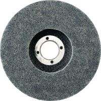 AN-D SPX Non-woven discs with backing Ultimate non-woven grinding discs with fiber backing (Type 27) for finishing stainless steel, aluminum and other metals