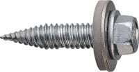 S-MS 51S 6.0 Self-drilling bi-metal screws Self-drilling bi-metal screw (A2 stainless steel) with washer for chipless fastening on steel and aluminum base material