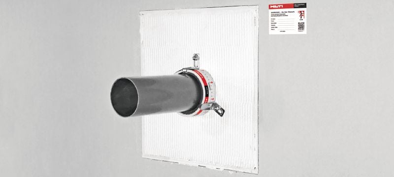 CFS-CT B Firestop board Firestop coated board well suited for EI120 double board systems. Applications 1