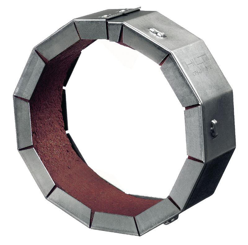 CFS-C P Premium firestop collar ETA-compliant retrofit premium firestop collar to help create a fire and smoke barrier around existing pipes between 50-250 mm