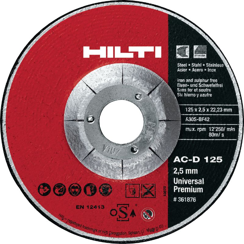 AC-D UP Abrasive cutting disc - Abrasives - Hilti Israel