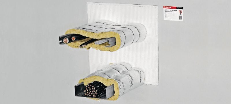 CFS-CT B Firestop board Firestop coated board well suited for EI120 double board systems. Applications 1