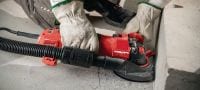 AG 125-20SE Angle grinder Powerful 2000w angle grinder with variable speed and slide switch, for cutting and grinding in metal, concrete, and masonry with discs up to 125mm Applications 5