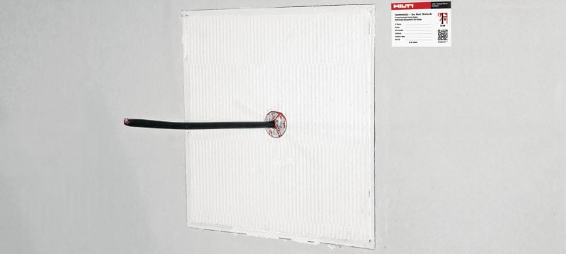 CFS-CT B Firestop board Firestop coated board well suited for EI120 double board systems. Applications 1