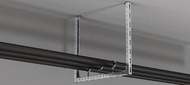 MT-C-Q1 FL Pre-assembled corner angle Angle bracket with pre-assembled Fast-Lock nut and bolt for assembling light-duty strut channel structures Applications 1