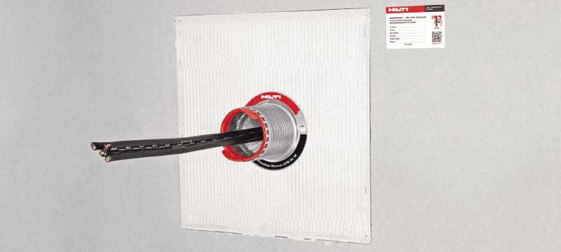 CFS-CT B Firestop board Firestop coated board well suited for EI120 double board systems. Applications 1